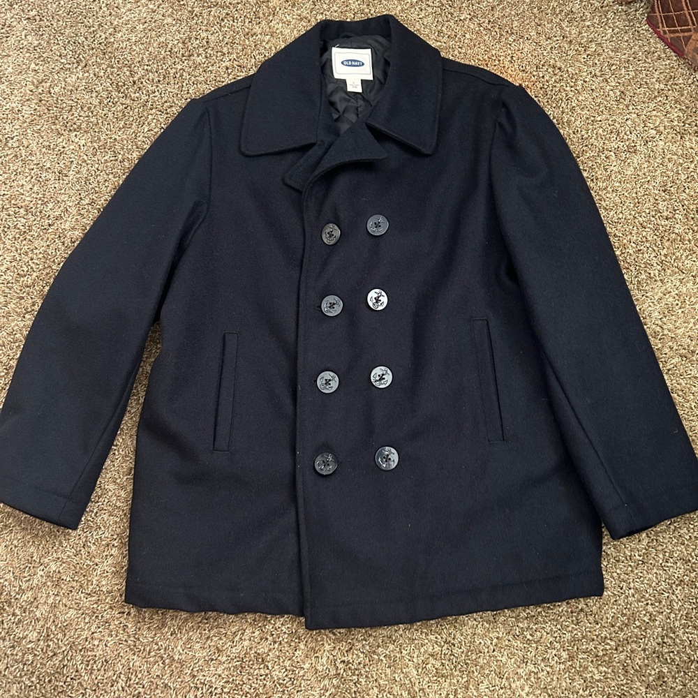 Old Navy Navy Blue Pea Coat